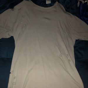 Brand new never worn distressed shirt .